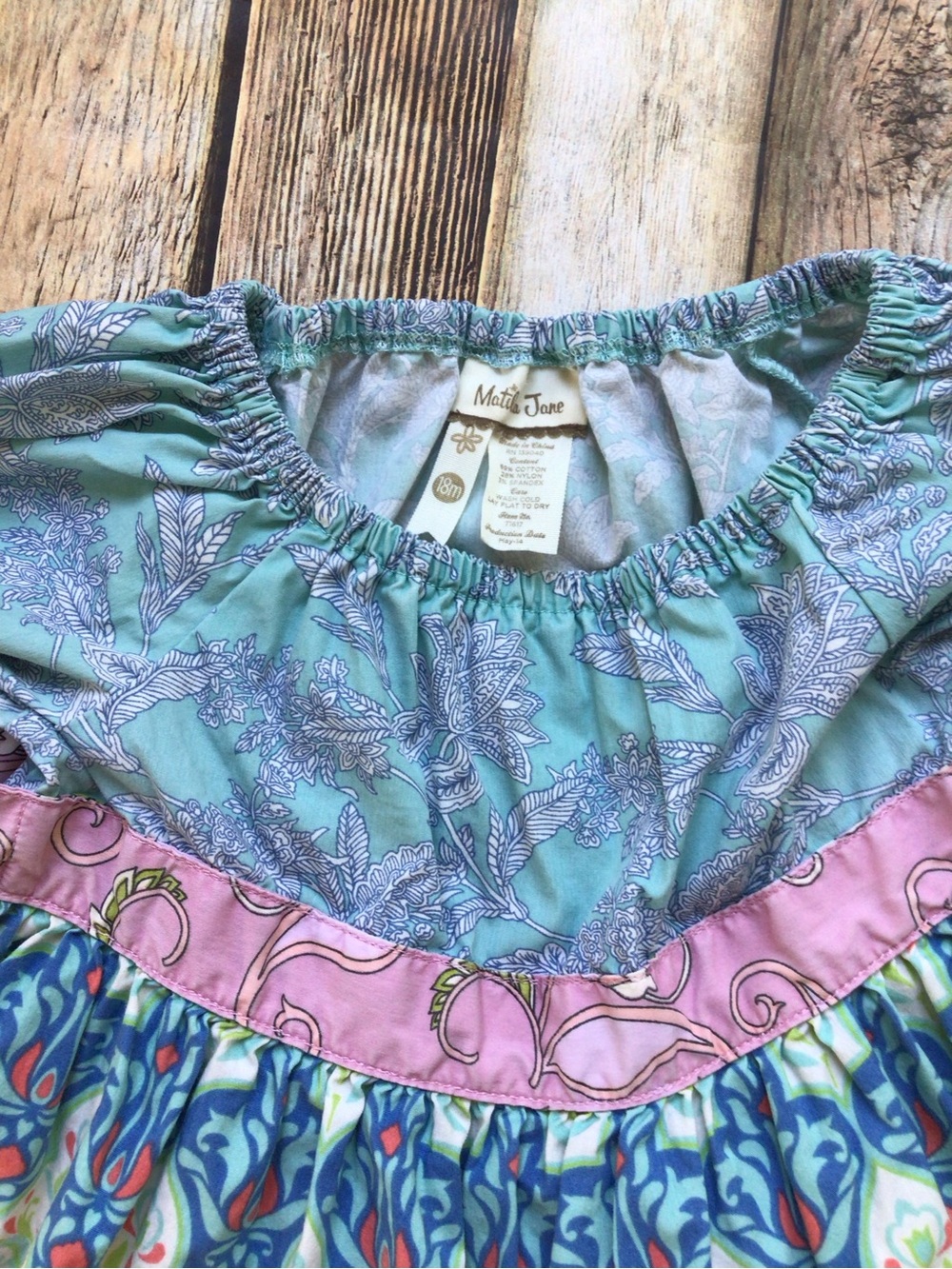 Matilda Jane Paisley Petals Peasant Top - Picture 3 of 3